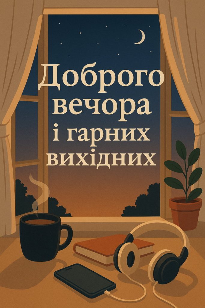 побажання гарного вечора - Листівка 5