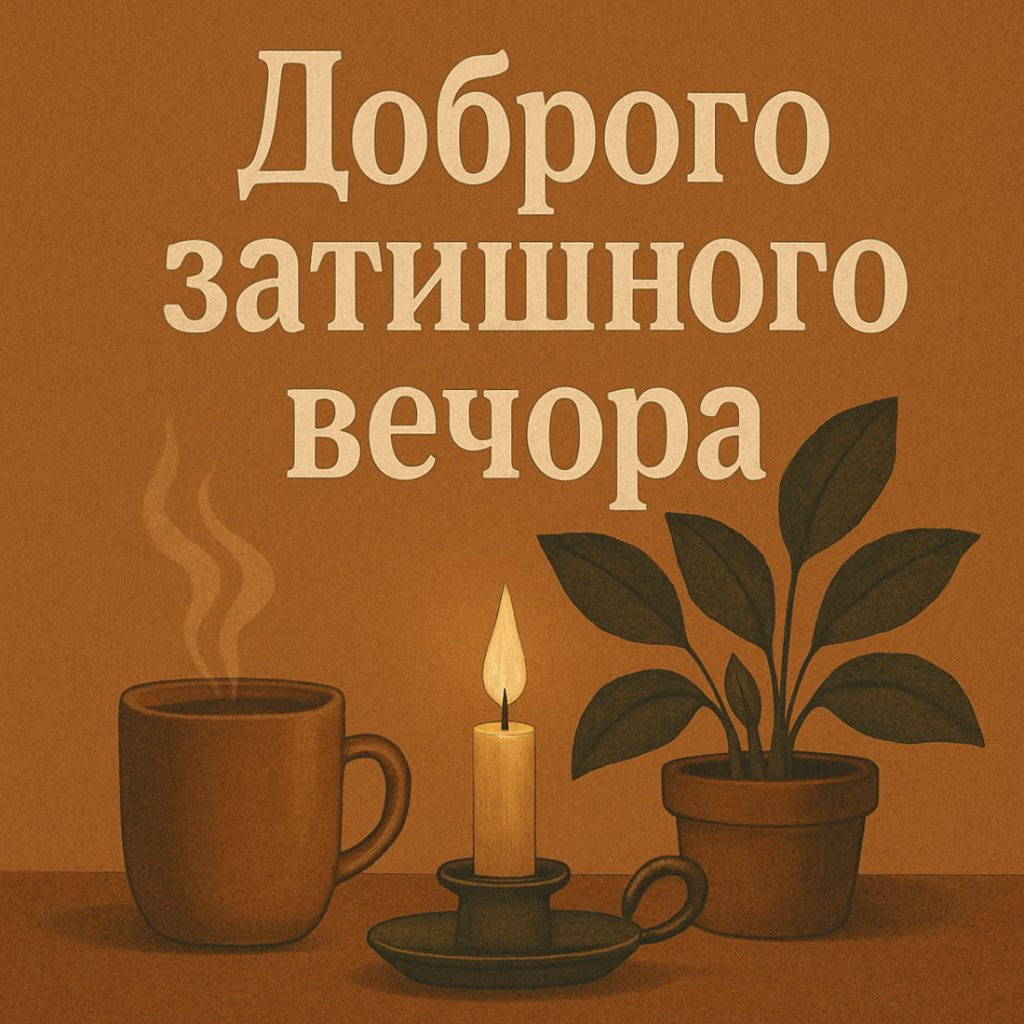 побажання гарного вечора - Листівка 9