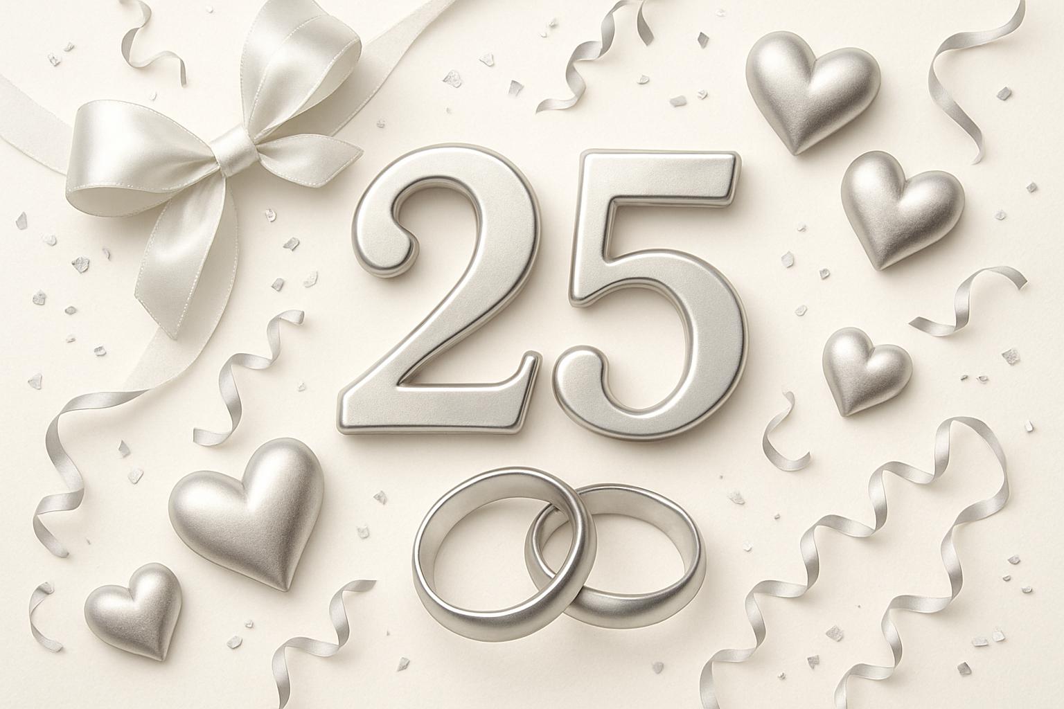 привітання з річницею весілля 25 років у віршах - Листівка 12