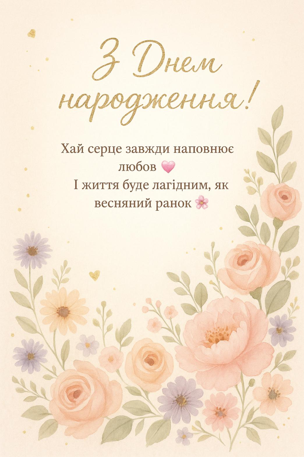 з днем народження чарівну картинки - Листівка 7