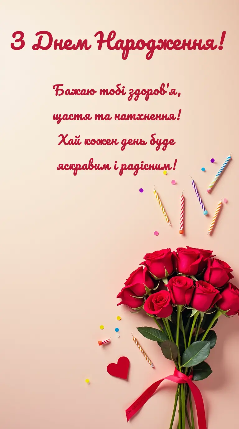 з днем народження шикарні картинки - Листівка 21