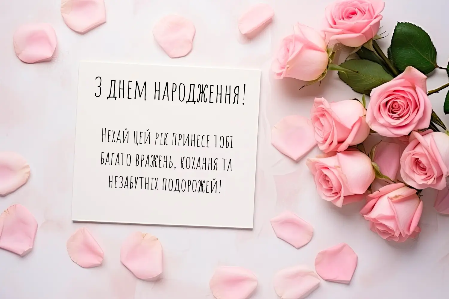 з днем народження стильна картинки - Листівка 23