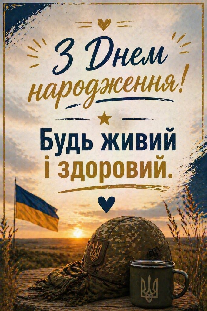 з днем народження військового картинки - Листівка 8