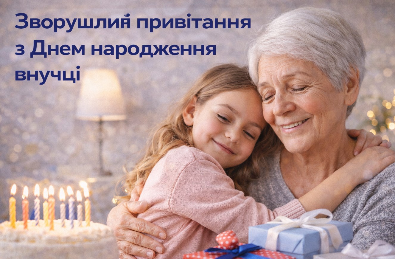зворушливі привітання з днем народження внучці - Листівка 5