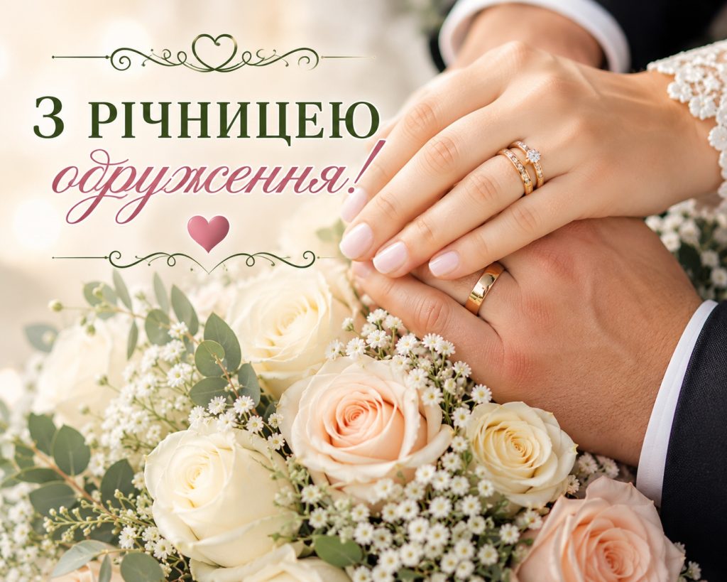 Короткие поздравления с годовщиной свадьбы — Открытка 4