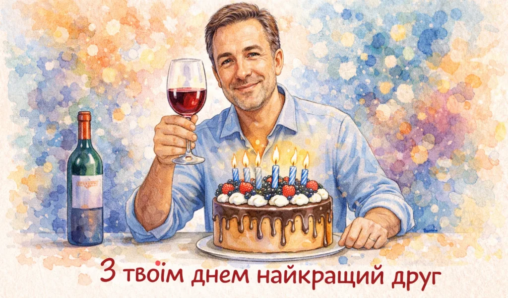 Оригинальные поздравления с днём рождения другу — Открытка 12