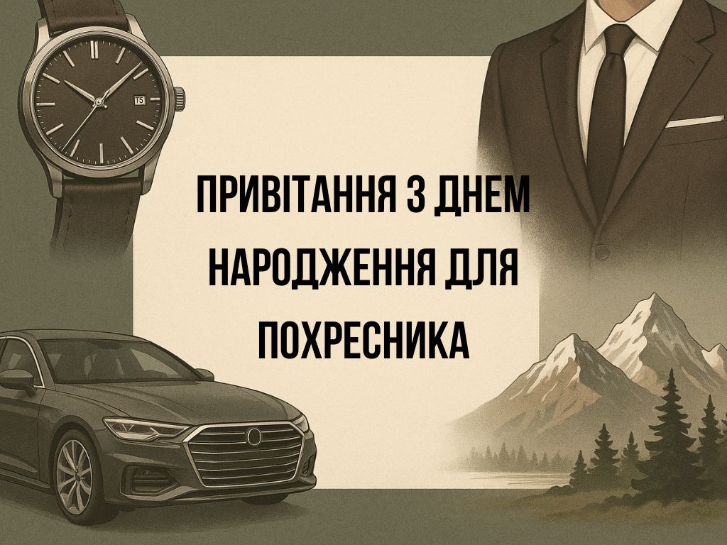 Поздравление с днём рождения взрослому крестнику — Открытка 5